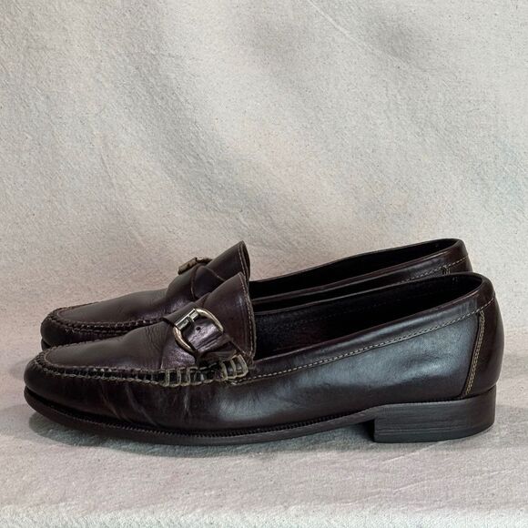 Vintage Cole Haan Buckle Strap Loafers Mens Size 11N - Picture 4 of 16